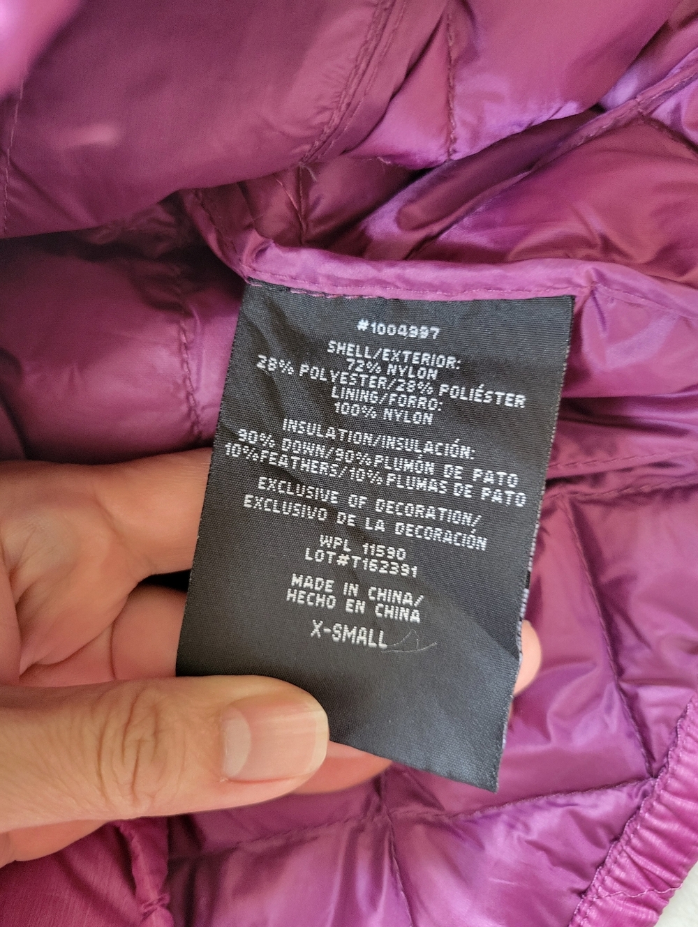 32 Degrees | HEAT Cute Fuchsia Lightweight Quilted Puffer Jacket (SIZE XS) - Picture 5 of 12